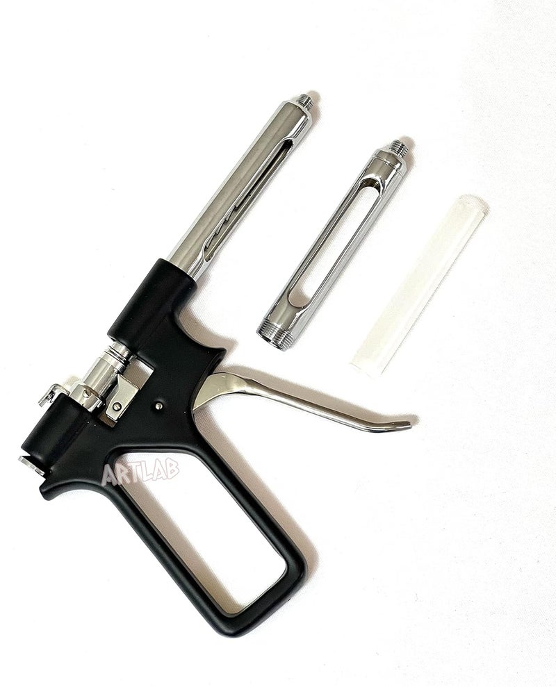 artlab German Stainless Dental Syringe intraligamental 1.8ml anesthetic Power Syringe Dental Instrument Anesthesia Dental Syringe-Gun Type (Black HANDL FIG2) - Image 3